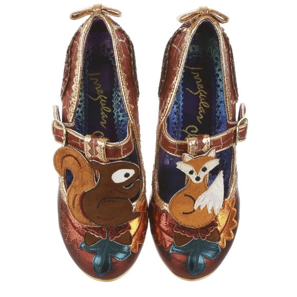 Irregular Choice Feeling Foxy Red Mary Jane Heels - Picture 4 of 10